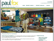 Tablet Screenshot of paulfoxcommercial.co.uk